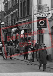 Townsfolk On Church Street c.1955, Abertillery