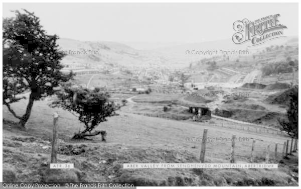 Photo of Abertridwr, Aber Valley From Senghenydd Mountain c.1965