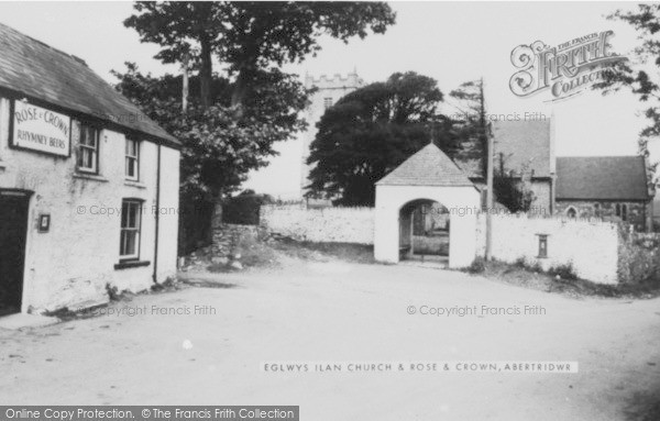 Photo of Abertridwr, Eglwysilan Church And The Rose & Crown c.1965
