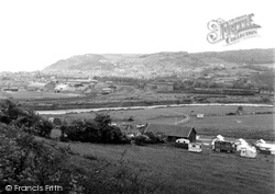 Camping Ground Showing Constitution Hill 1949, Aberystwyth