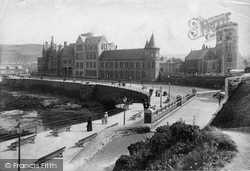 College And St Michael's Church 1906, Aberystwyth