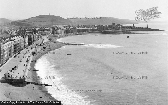 Photo of Aberystwyth, Constitution Hill View 1949