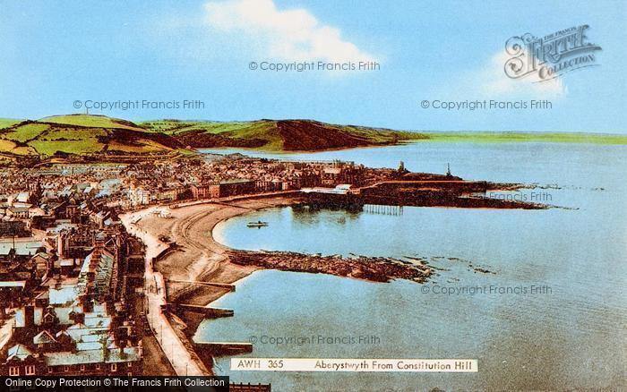Photo of Aberystwyth, From Constitution Hill 1960