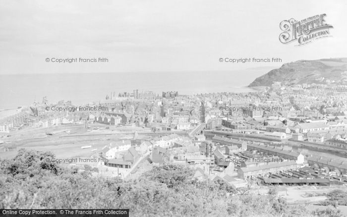 Photo of Aberystwyth, From Pen Dinas 1960
