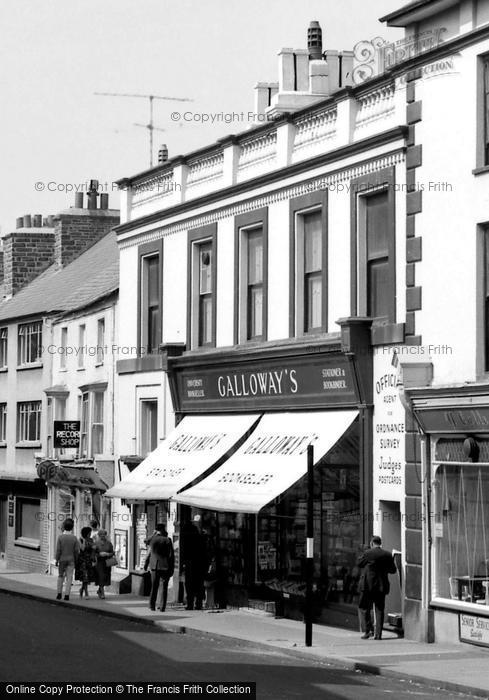 Photo of Aberystwyth, Galloway's Book Shop, Pier Street 1964