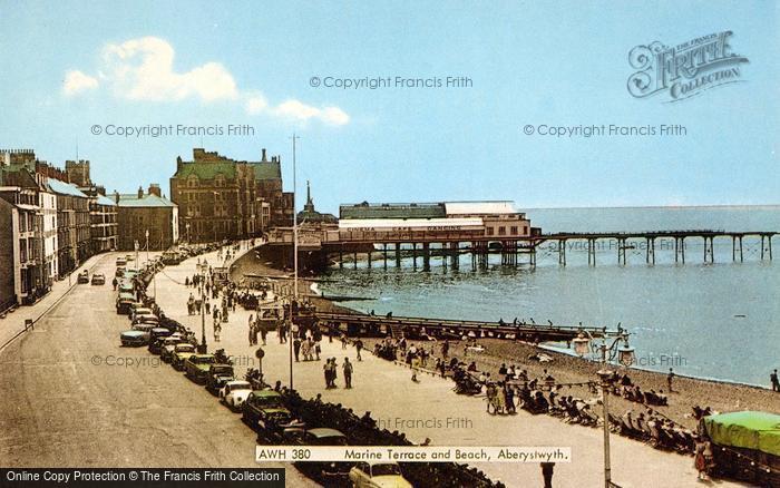 Photo of Aberystwyth, Marine Terrace And Beach 1960