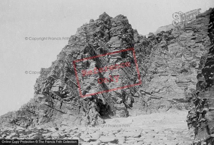 Photo of Aberystwyth, Pen Glais Rocks 1892