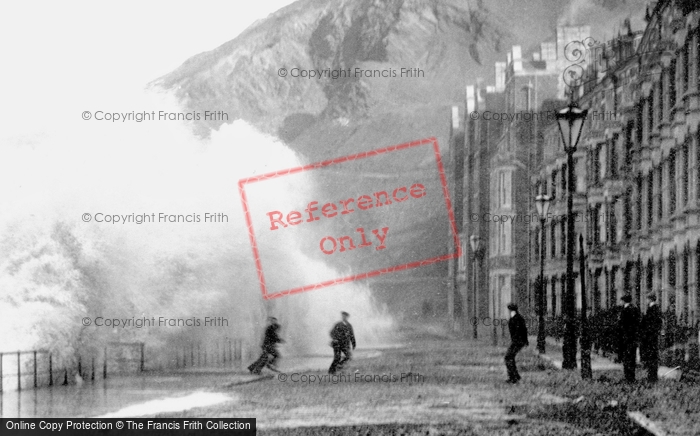 Photo of Aberystwyth, Rough Sea 1899