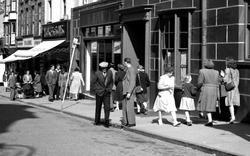 Shopping On Great Darkgate Street 1949, Aberystwyth