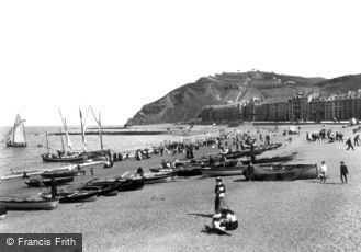Aberystwyth, the Beach 1899