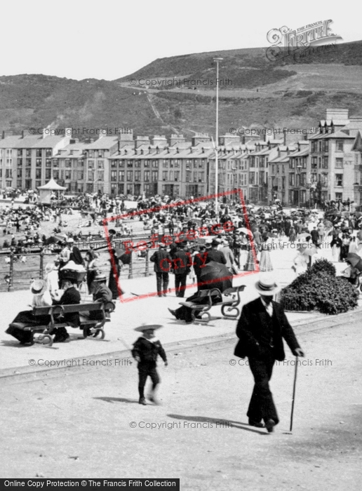 Photo of Aberystwyth, The Beach And Promenade 1903