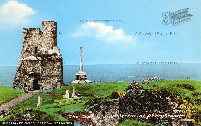 Photo of Aberystwyth, The Castle And Memorial 1960