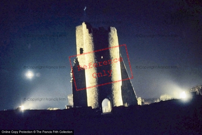 Photo of Aberystwyth, The Castle At Night 1985