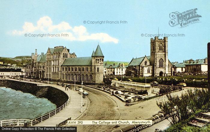 Photo of Aberystwyth, The College And Church 1964