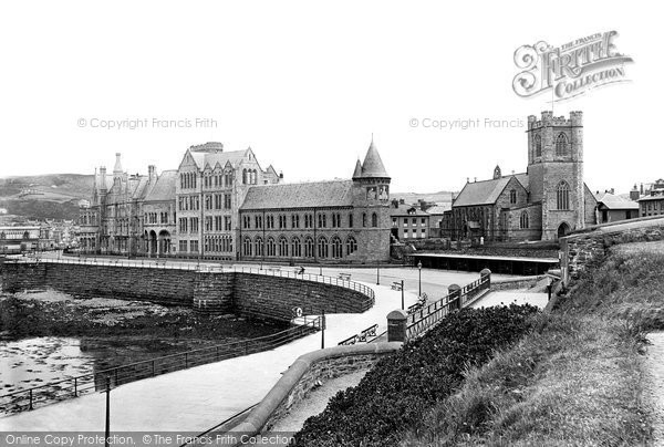 Photo of Aberystwyth, The College And St Michael's Church 1921