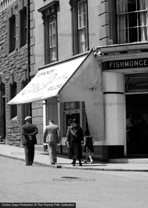 Photo of Aberystwyth, The Fishmonger, Great Darkgate Street 1949