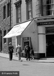 The Fishmonger, Great Darkgate Street 1949, Aberystwyth