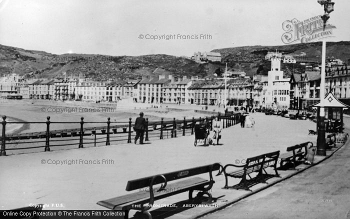 Photo of Aberystwyth, The Promenade c.1930