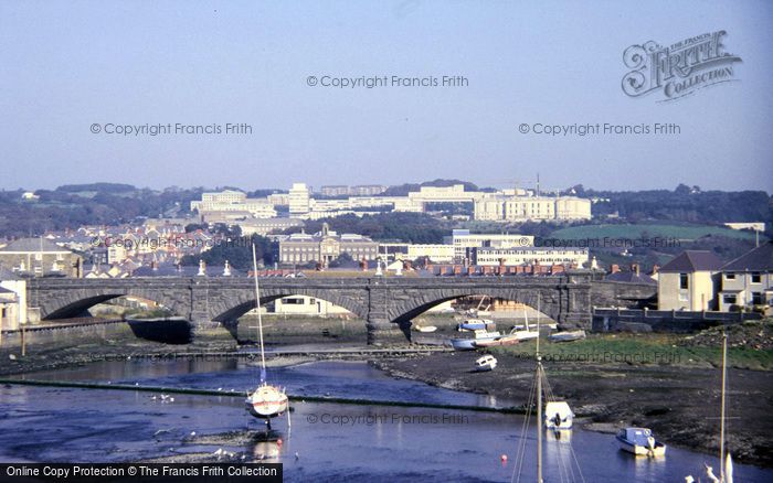Photo of Aberystwyth, University Penglais Campus From The Harbour 1985