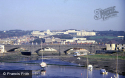 University Penglais Campus From The Harbour 1985, Aberystwyth