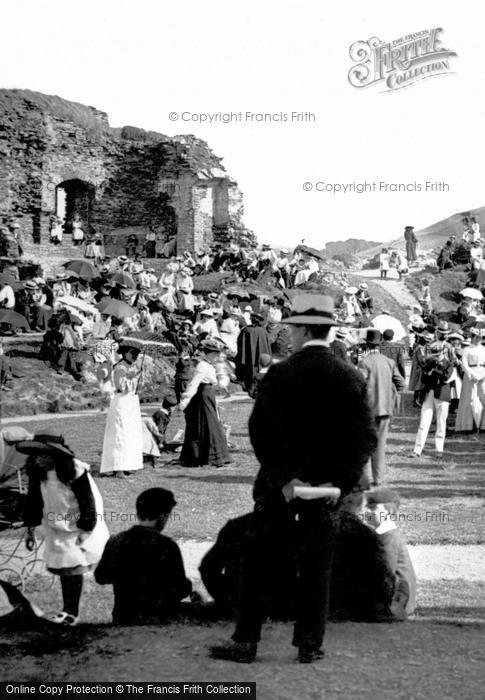 Photo of Aberystwyth, Visiting The Castle 1903