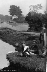 Abingdon, A Swimming Trip 1890, Abingdon-on-Thames