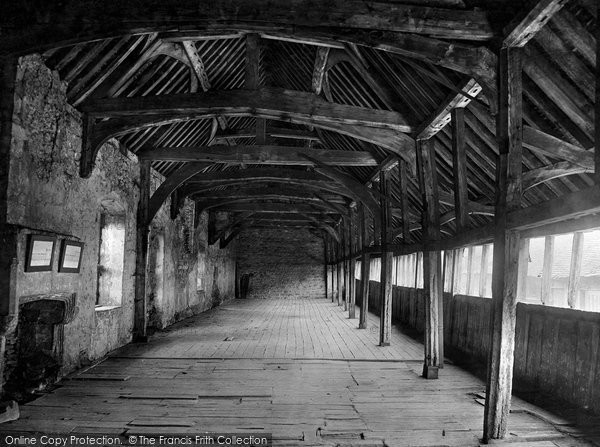 Photo of Abingdon, Abbey Interior, Guest House, Long Gallery 1924