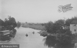 Abingdon, From The Bridge 1890, Abingdon-on-Thames