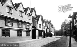 Abingdon, High Street And Lion Hotel 1893, Abingdon-on-Thames