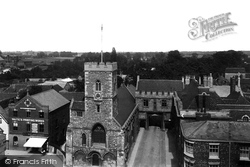 Abingdon, Market Place And Abbey Gate 1900, Abingdon-on-Thames