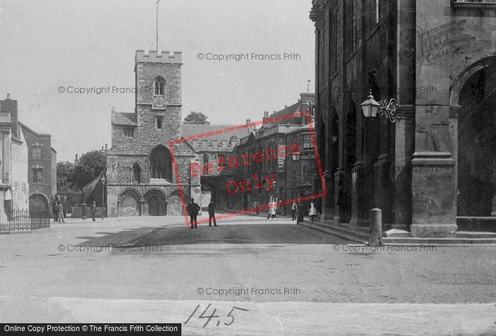 Photo of Abingdon, Market Place And St Nicholas' Church 1893