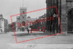 Abingdon, Market Place And St Nicholas' Church 1893, Abingdon-on-Thames