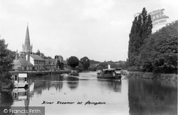 Abingdon, River Steamer c.1947, Abingdon-on-Thames