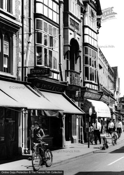 Photo of Abingdon, Shops On High Street c.1965