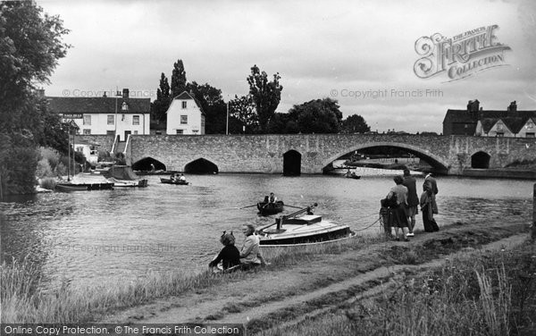 Photo of Abingdon, The Bridge c.1950