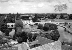 Abingdon, The Bridges From The Church Tower c.1945, Abingdon-on-Thames