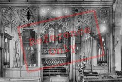 Abingdon, The Church Interior 1900, Abingdon-on-Thames