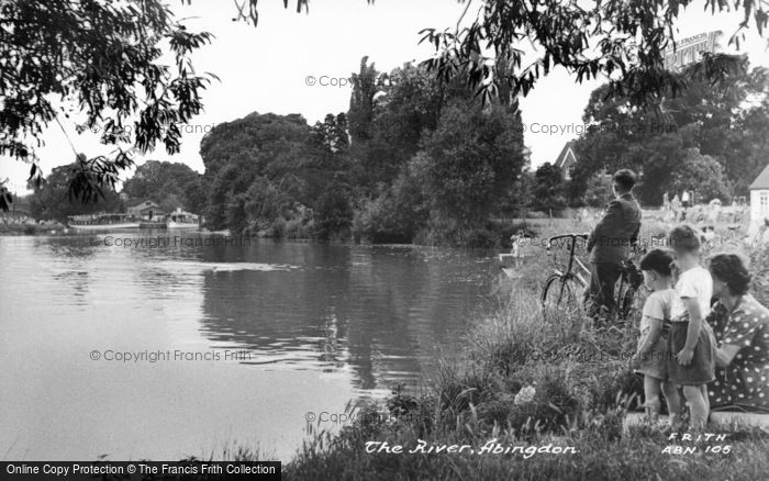 Photo of Abingdon, The River c.1960