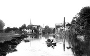 Abingdon, the Town from the River Thames 1890