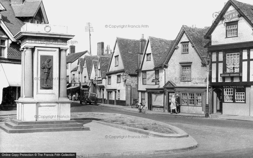 Abingdon, the War Memorial c1950