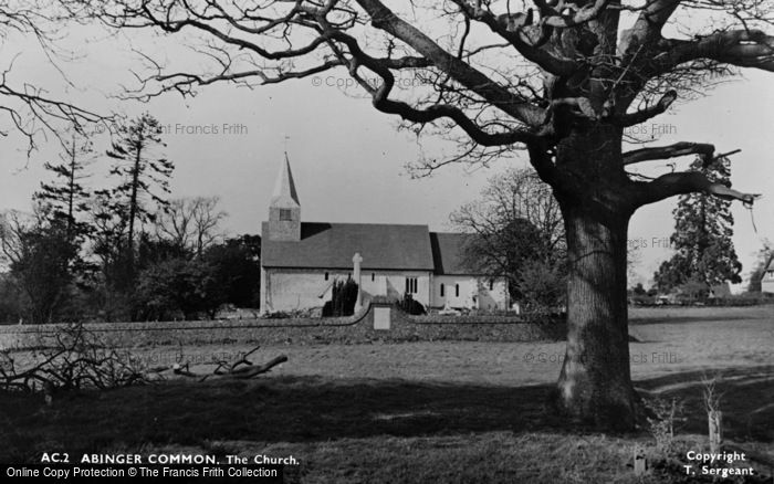 Photo of Abinger Common, St James' Church c.1955
