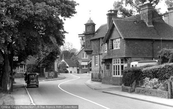 Photo of Abinger Hammer, the Village c1955