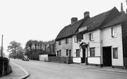 Abridge, Main Road and the Maltsters' Arms c1955