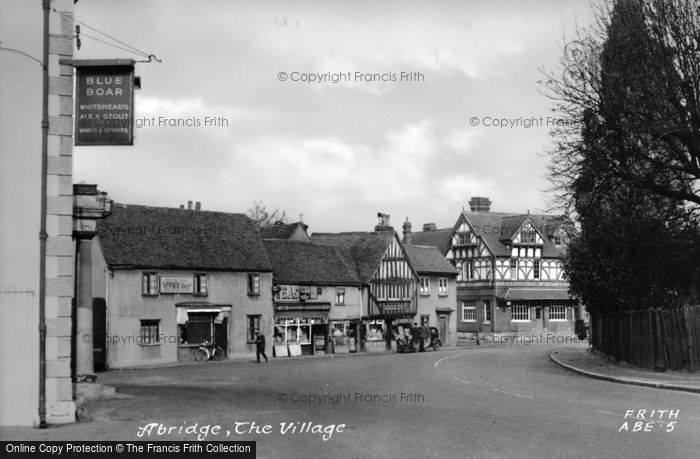 Photo of Abridge, The Village c.1955