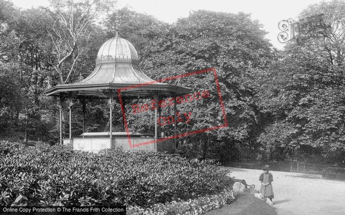 Photo of Accrington, Oak Hill Park Bandstand 1897