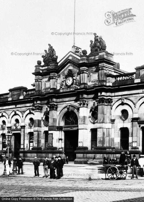 Photo of Accrington, The Entrance To The Market Hall 1897