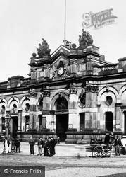 The Entrance To The Market Hall 1897, Accrington