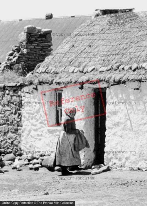 Photo of Achill Island, A Cottager In Keel c.1950