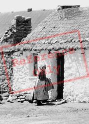 A Cottager In Keel c.1950, Achill Island