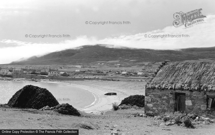 Achill Island, Dooega, view across Camport Bay c1955 Photo of Achill Island, Dooega, View Across Camport Bay c.1955